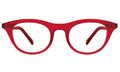 Front view of Antonella Optical in Mulberry/Optical