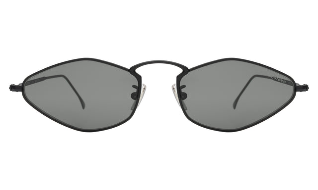 Austria Sunglasses front view in Matte Black with Grey Flat