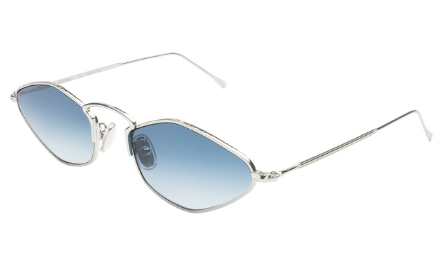 Austria Sunglasses side view in Silver / Midnight Blue Flat Gradient