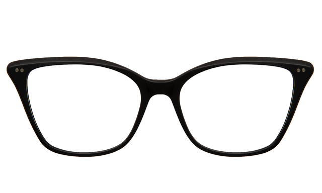 Bayard Optical front view in Matte Black Optical