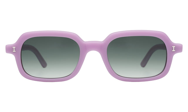 Berlin Sunglasses in Matte Lilac with Olive Gradient