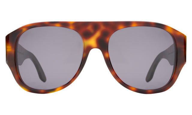 Colorado Sunglasses front view in Havana with Grey