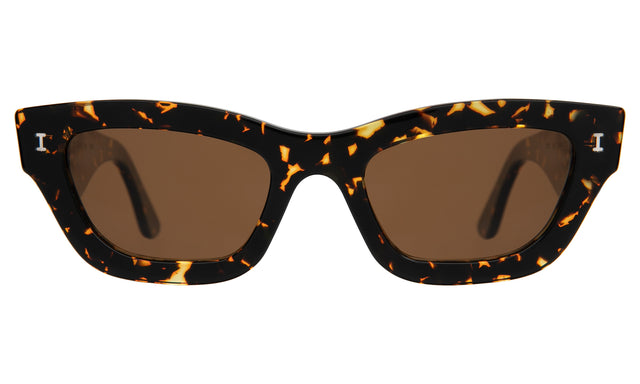 Donna Sunglasses in Flame with Brown