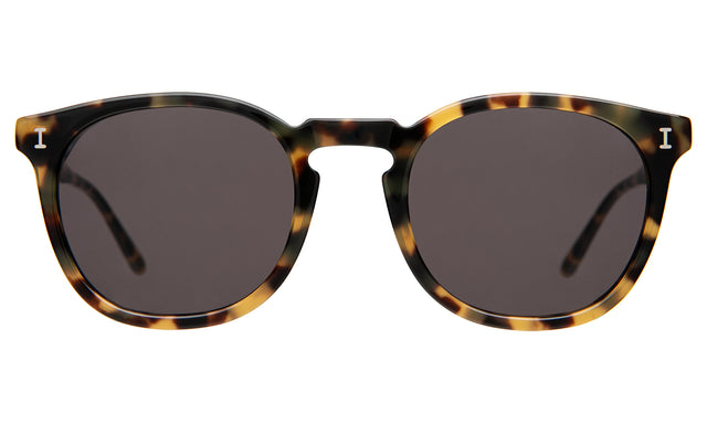 Eldridge Sunglasses in Tortoise with Grey Flat