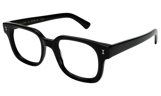 Ellison Optical side view in Black Optical