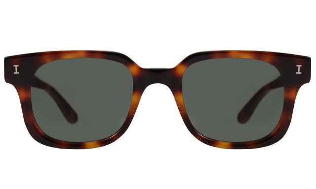 Ellison Sunglasses in Havana with Olive Flat