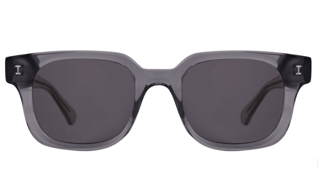 Ellison Sunglasses in Mercury with Grey Flat