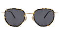 Front view of Hunter Ace Sunglasses in Flame/Gold/Grey