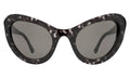 Front view of Kim Shui x illesteva in Charcoal/Grey