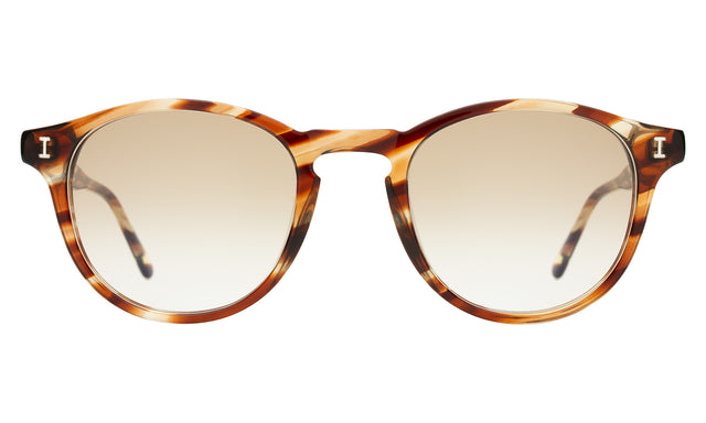Lawrence Sunglasses front view in Sand Dune with Taupe Flat Gradient
