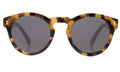 Front view of Leonard (Classic Flex Hinge) Sunglasses in Matte Honey Tortoise/Grey