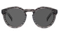 Front view of Leonard II Sunglasses in Black Frost/Grey
