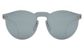 Front view of Leonard Mask Sunglasses in Metal/Metal