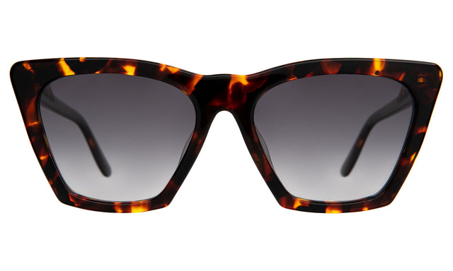Lisbon Sunglasses in Star Tortoise with Grey Gradient