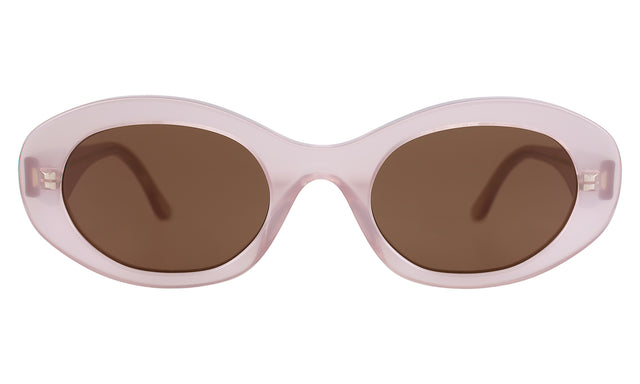 Luna Sunglasses in Thistle with Brown Flat