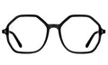 Front view of Magdalena Optical in Black/Optical
