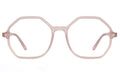 Front view of Magdalena Optical in Thistle/Optical