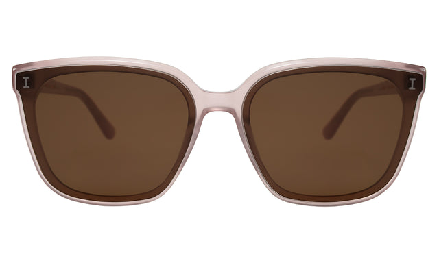 Mallorca Sunglasses in Thistle with Brown Flat