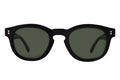 Front view of Murdoch Sunglasses in Black/Olive