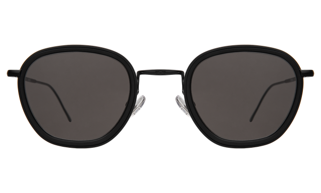 Prince Tate Sunglasses in Matte Black with Grey Flat
