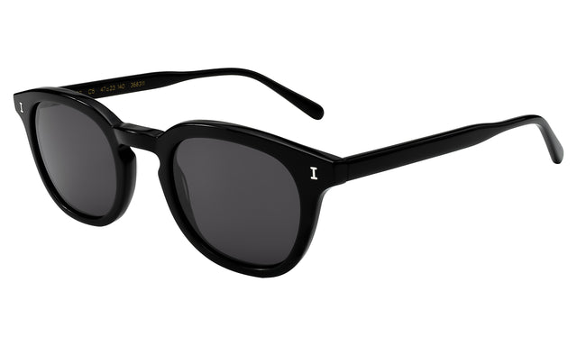 Slope Sunglasses Side Profile in Black / Grey
