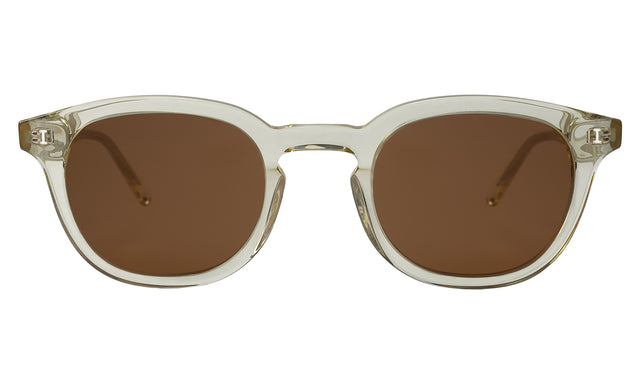 Slope Sunglasses in Champagne with Brown