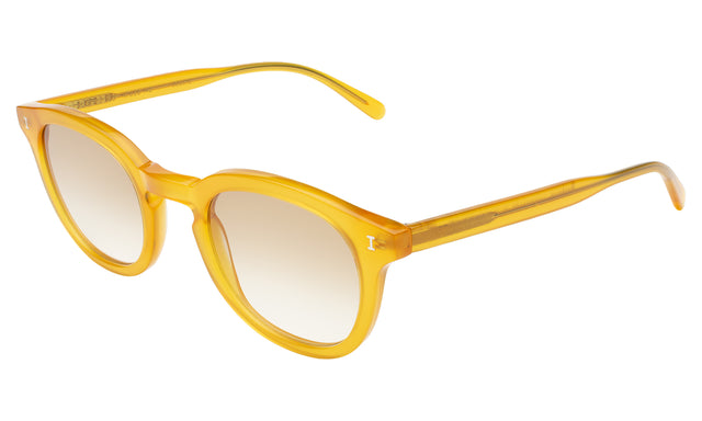 Slope Sunglasses side view in Honey Gold / Taupe Flat Gradient