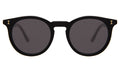 Front view of Sterling Polarized Sunglasses in Black/Grey Polarized