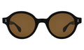 Front view of The Met x illesteva Sunglasses in Black/Brown