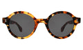 Front view of The Met x illesteva Sunglasses in Light Tortoise/Grey