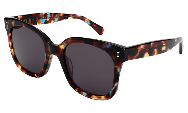 Valencia Sunglasses Side Profile in Sea Glass / Grey