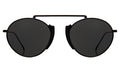 Front view of Varese II Sunglasses in Matte Black/Grey