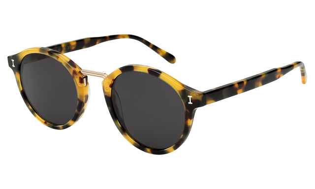 Village Sunglasses Side Profile in Tortoise/Gold / Grey