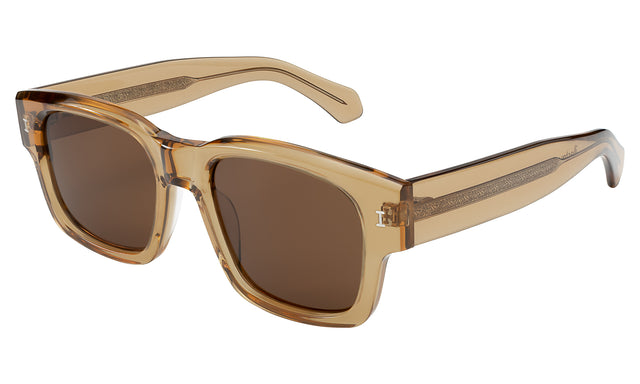 Vito Sunglasses Side Profile in Brown / Brown