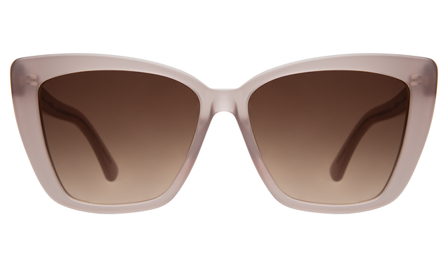 Barcelona Sunglasses in Thistle with Brown Flat Gradient