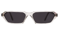 Front view of Baxter Sunglasses in Smoke/Grey