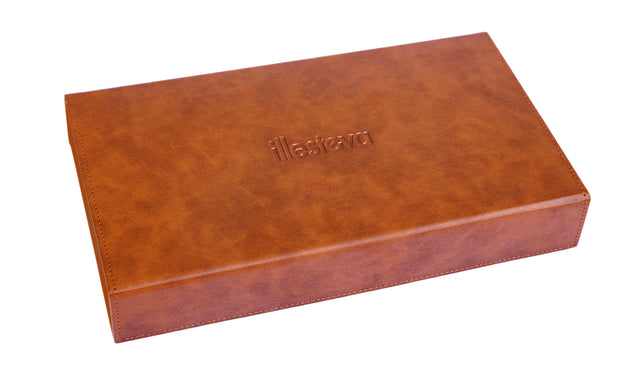 Collector's Case Side Profile in Brown