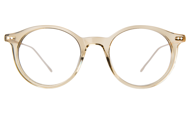Dana Optical front view in Caramel/Gold Optical