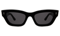 Front view of Donna Sunglasses in Black/Grey
