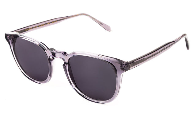  Eldridge Sunglasses Side Profile in Mercury / Grey Flat
