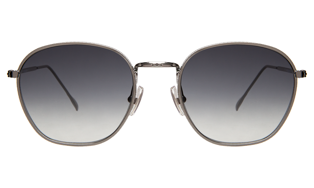 Prince Sunglasses in Gunmetal with Grey Flat Gradient