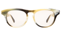 Front view of Lenox Optical in Dark Horn/Optical