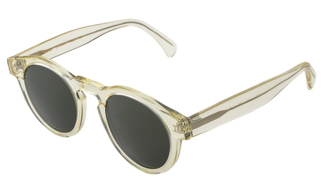 Leonard Sunglasses Side Profile in Champagne / Olive