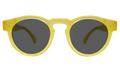 Front view of Leonard (Classic Flex Hinge) Sunglasses in Yellow/Grey