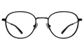 Front view of London Optical in Matte Black/Optical