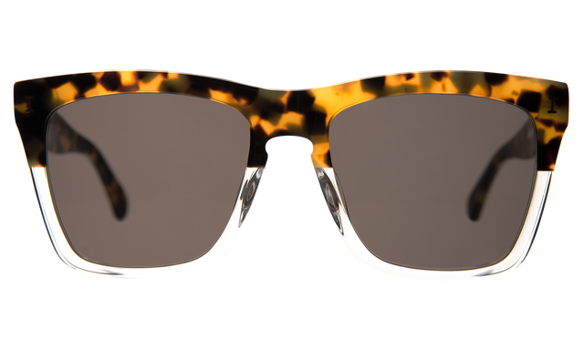  Los Feliz Sunglasses in Half Half Tortoise with Grey