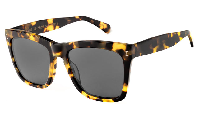  Los Feliz Sunglasses Side Profile in Tortoise / Grey