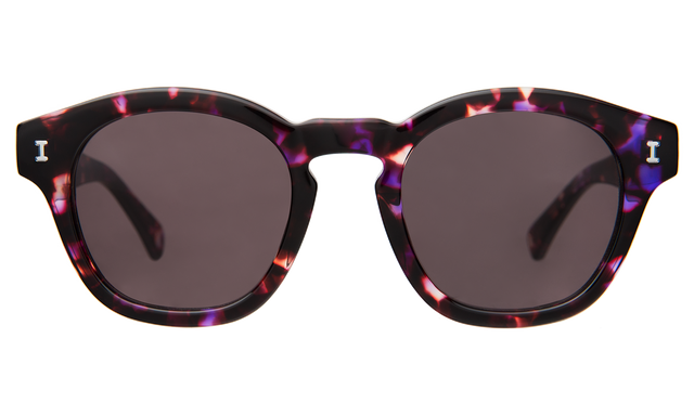 Madison Sunglasses in Berry Tortoise Grey