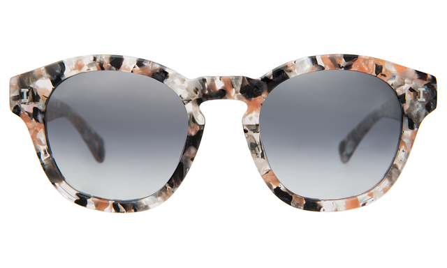 Madison Sunglasses front view in Yosemite Silver Mirror Gradient