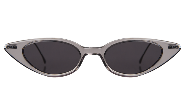  Marianne Sunglasses in Grey Gunmetal Grey Flat